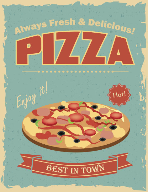 的披萨的海报图片下载