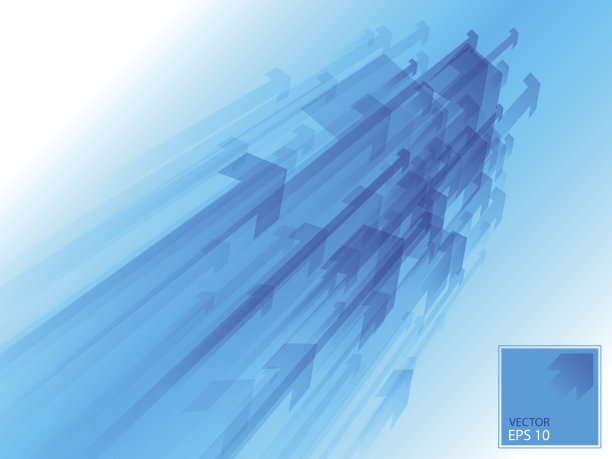蓝色箭头背景06素材图片