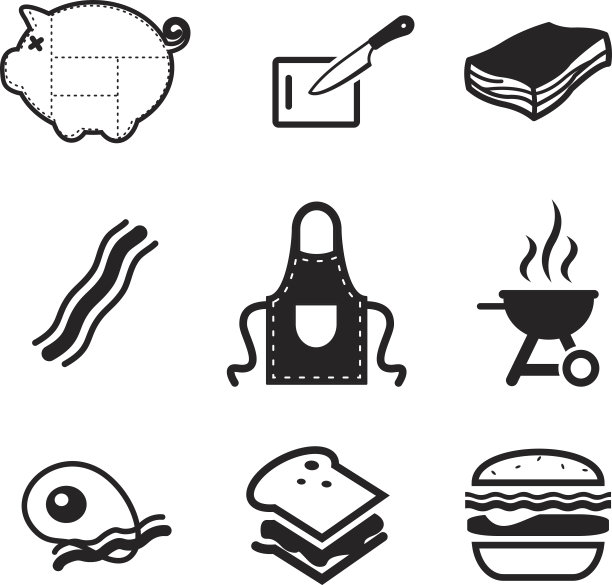 培根的图标图片下载