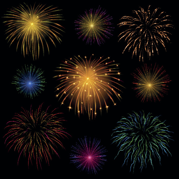 的烟花素材图片