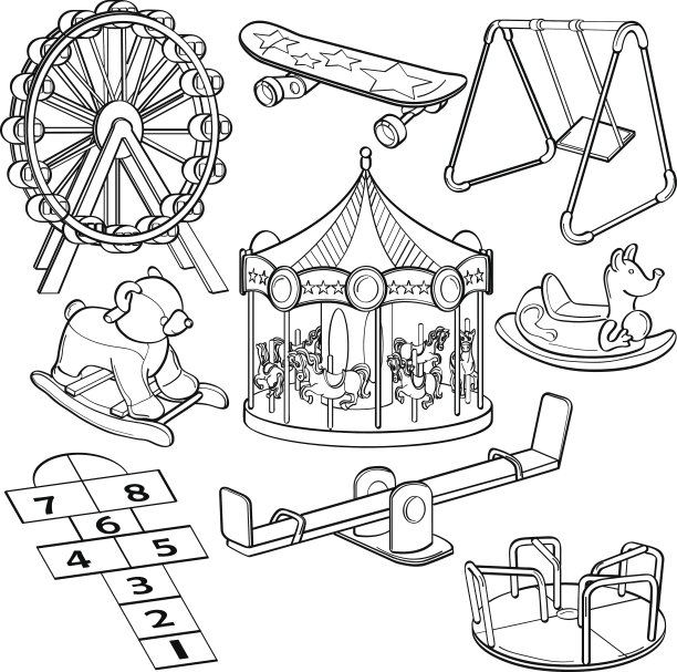 操场上的设备图片下载