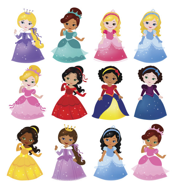 可爱的公主集合图片下载