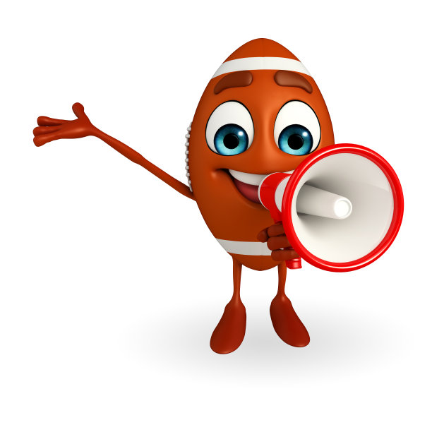 橡胶球与扬声器的角色图片下载