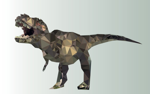 恐龙多边形图片下载