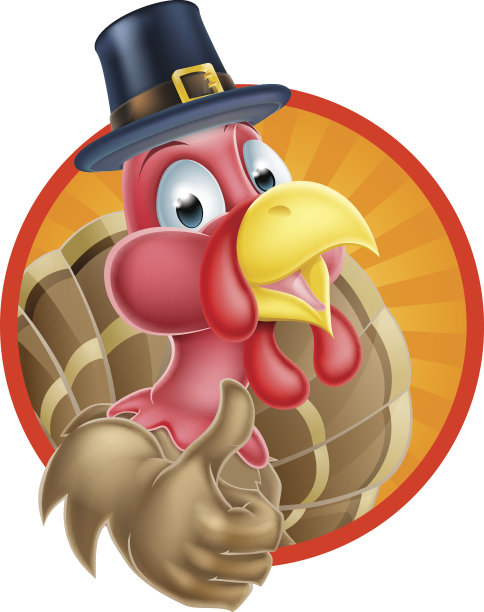 卡通感恩节火鸡图片下载