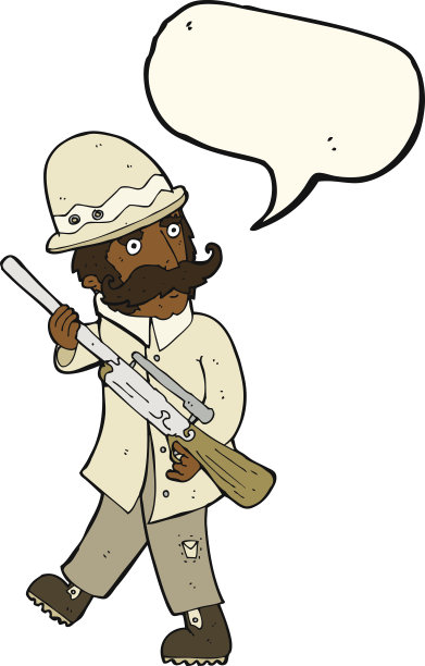 卡通大游戏猎人与语音泡泡图片下载