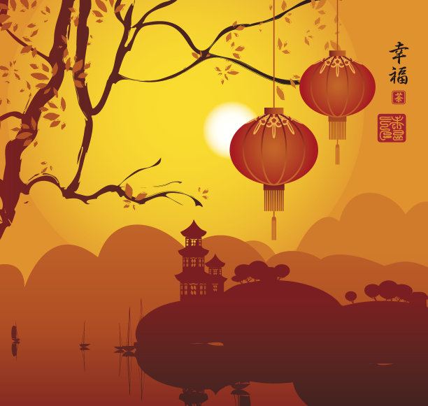 灯笼矢量图素材ID：141480160