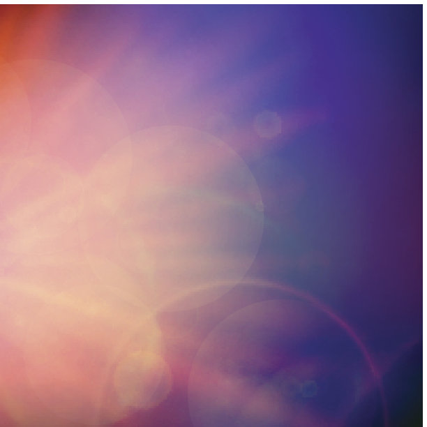 镜头耀斑下的天空日落。图片下载