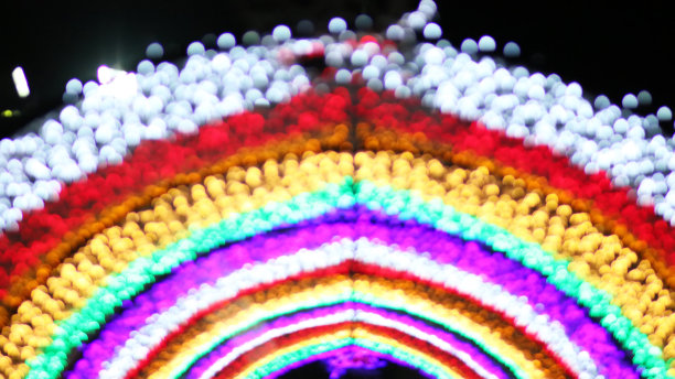 抽象模糊彩色散景为背景图片下载