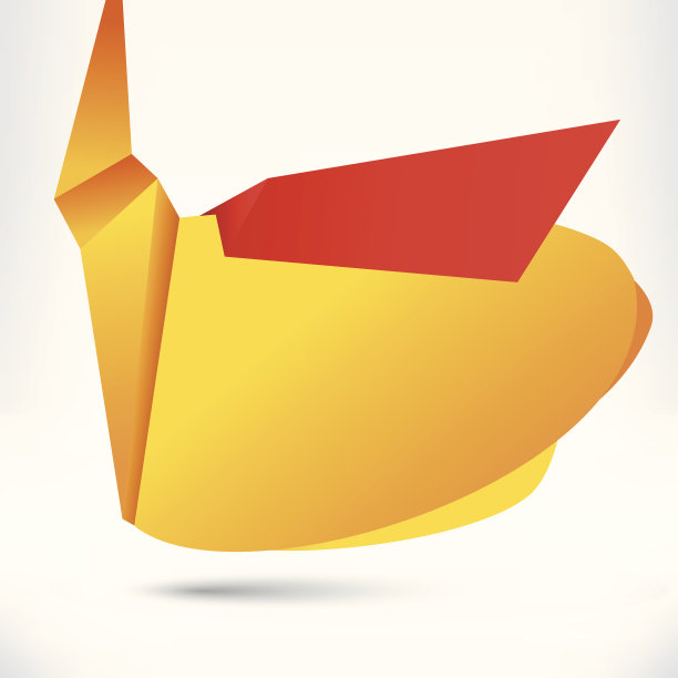 空空如也的言论泡泡。折纸横幅背景。图片下载