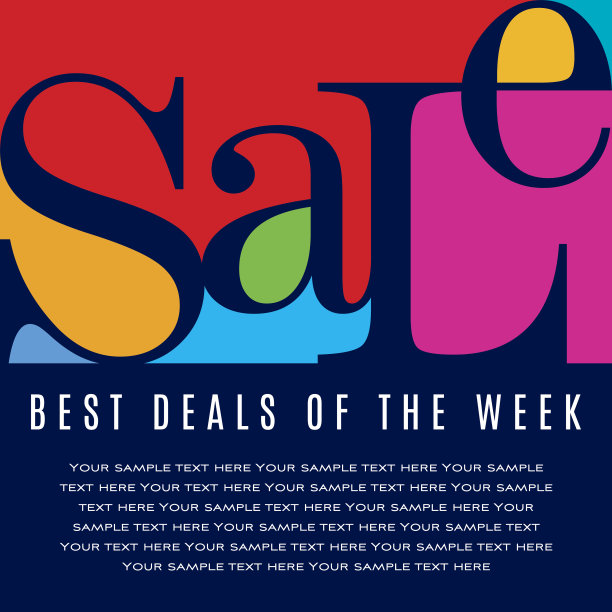 销售购物背景和商家促销的标签图片下载