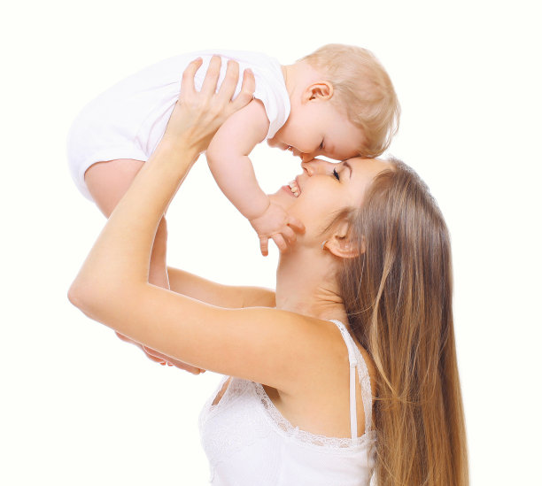 祝年轻的妈妈和宝宝一起快乐图片下载