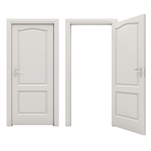 开白色的门图片下载