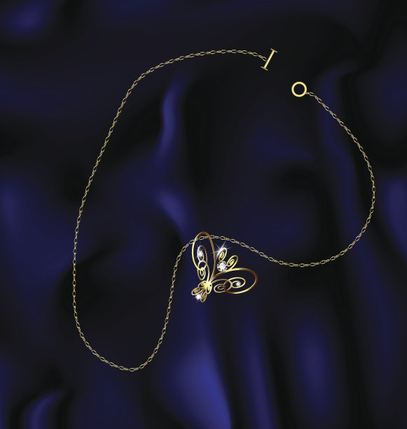 蝴蝶手镯图片下载