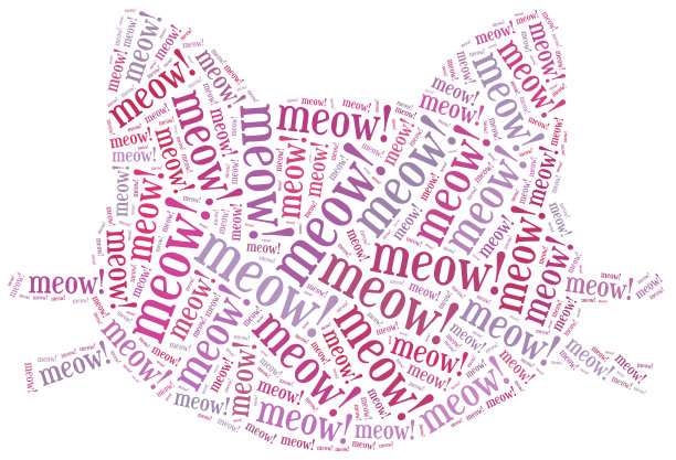 字云插图搞笑猫相关。小猫或小猫设计。图片下载