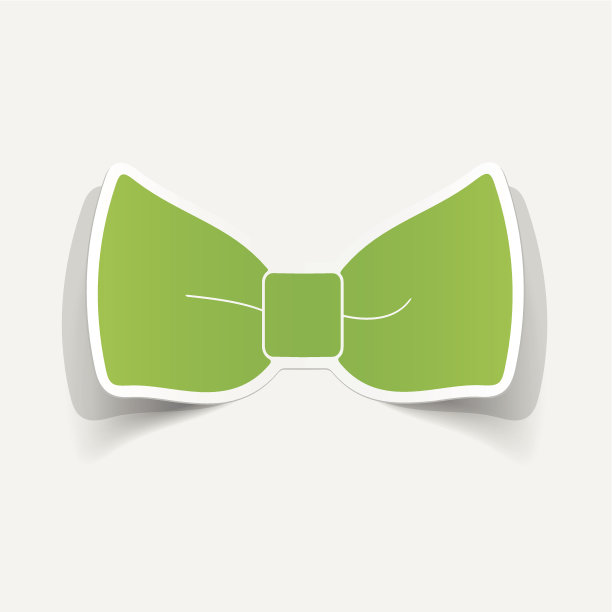 现实的纸贴纸:弓图片下载