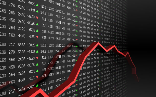 黑色股市行情显示板图片下载