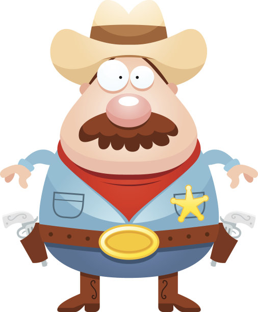 卡通郡长胡子图片下载