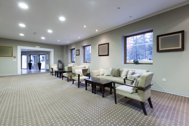 酒店大堂内饰优雅图片下载