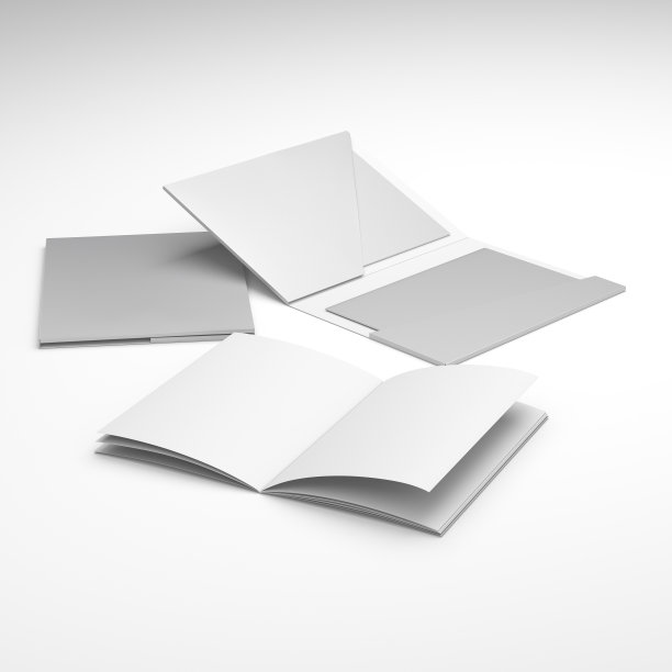 空白文件夹上的白色背景图片下载