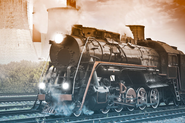 蒸汽火车。图片下载