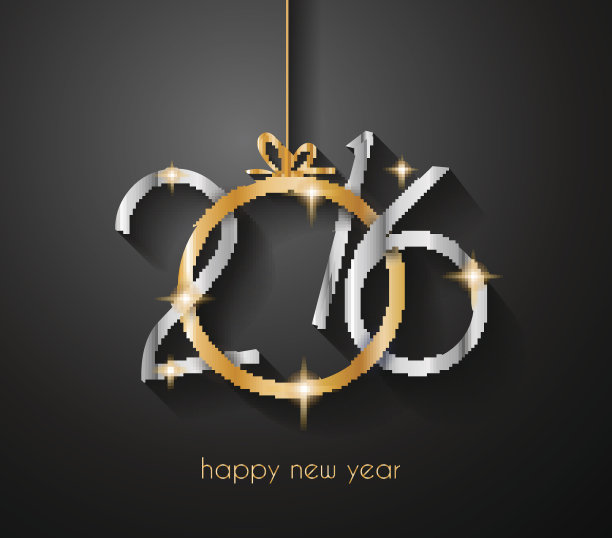 2016新年快乐，圣诞快乐图片下载