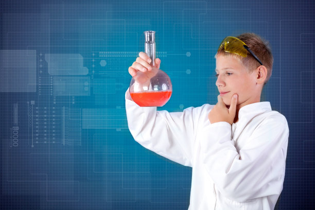 小滑稽的化学家图片下载