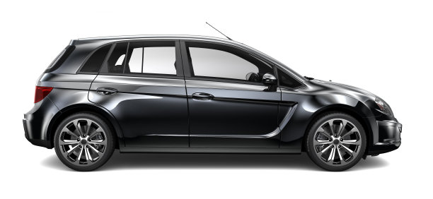 通用紧凑型黑色轿车图片下载