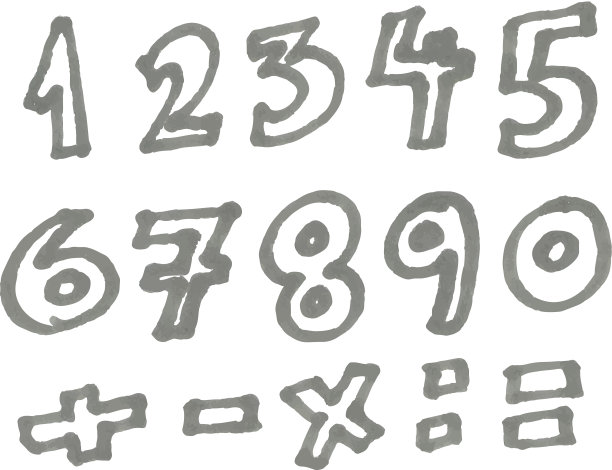 标记的数字图片下载