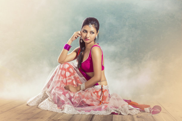 美丽的印度新娘图片下载