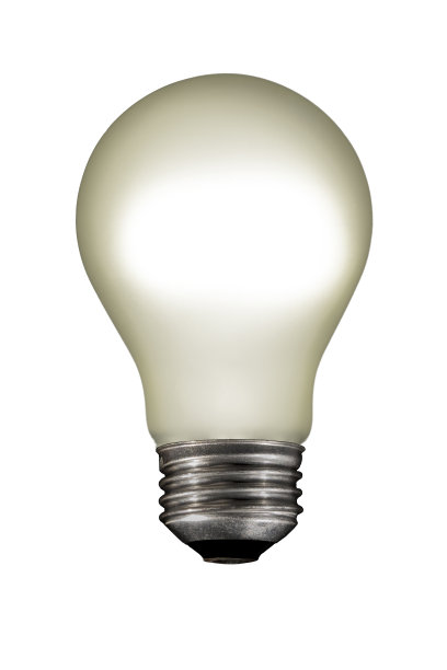 白灯泡金属底座图片下载