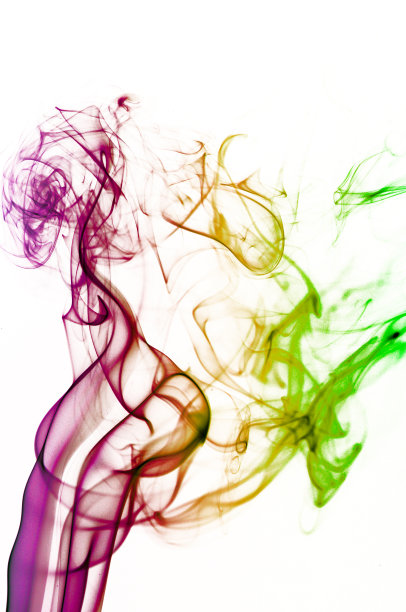 彩色的烟图片下载