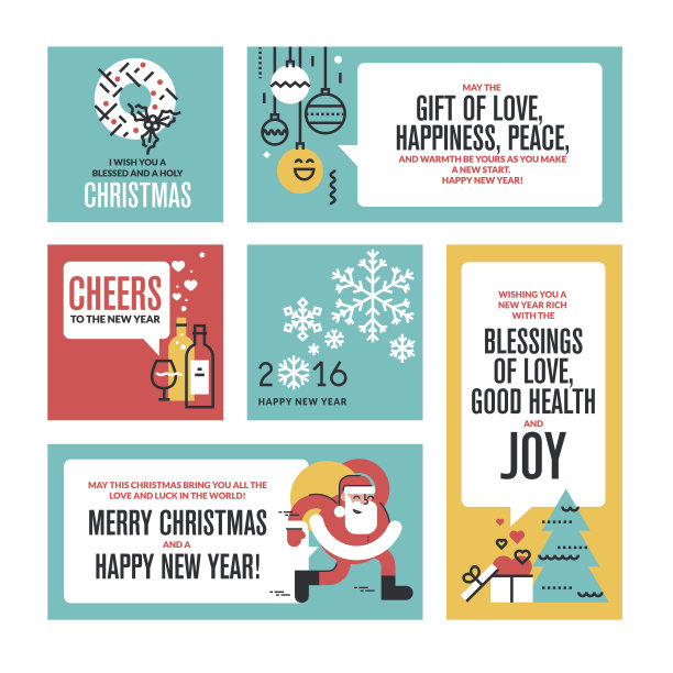 圣诞和新年收藏素材图片