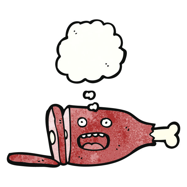 肉的卡通人物图片下载