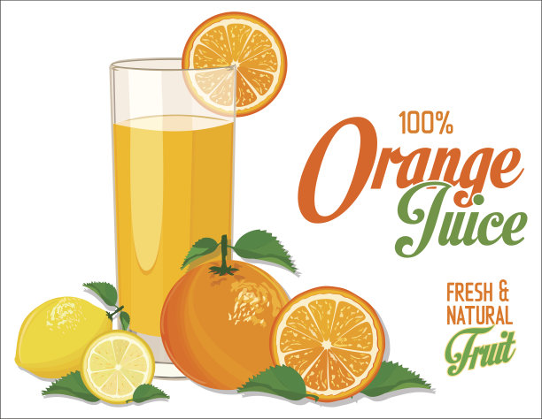 橙汁的背景图片下载