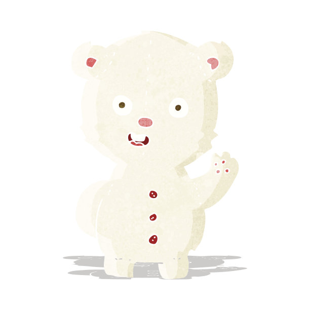 可爱的卡通北极熊图片下载