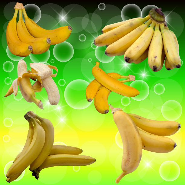 香蕉开胃的热带。图片下载