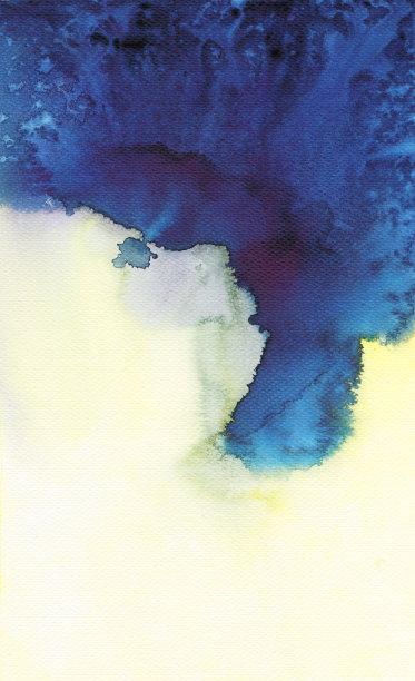 抽象的蓝色水彩图片下载