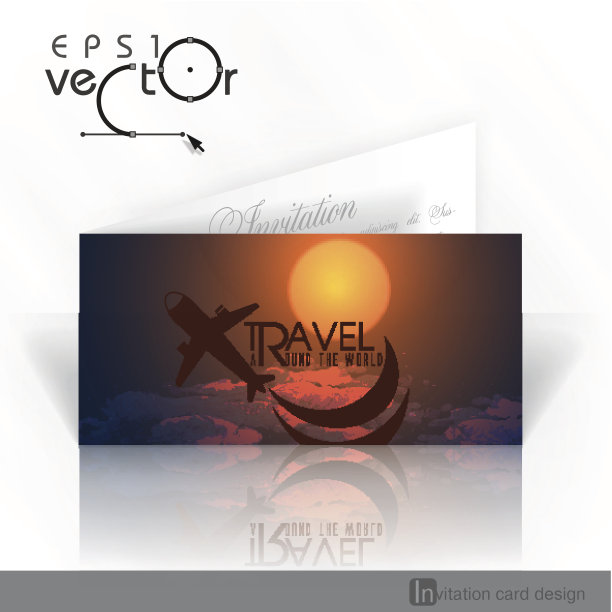 邀请卡设计，模板图片下载