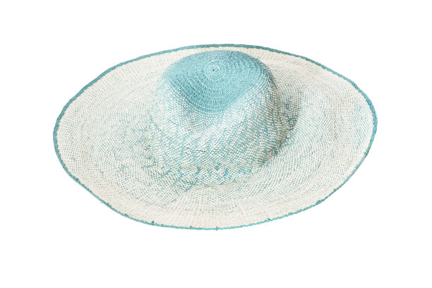 阳光下的沙滩帽图片下载