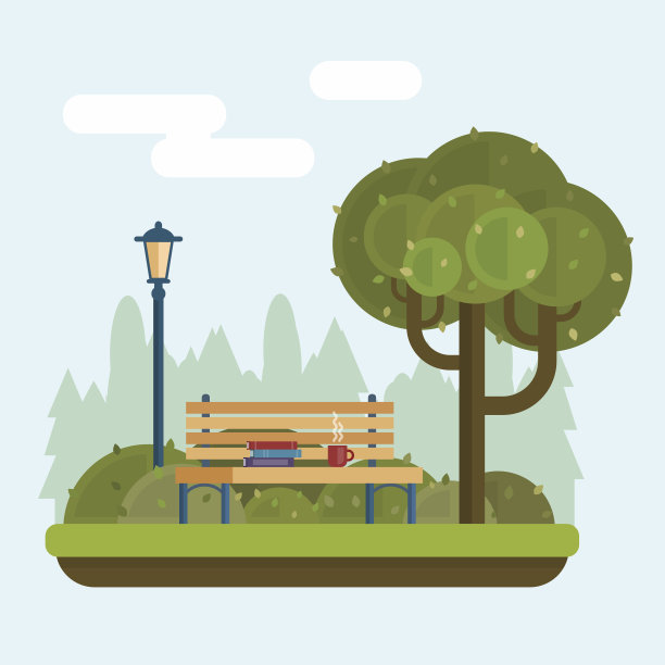 坐在公园的一棵树下。图片下载