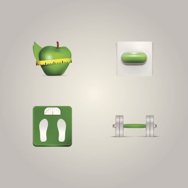 健康生活方式要素的说明图片下载