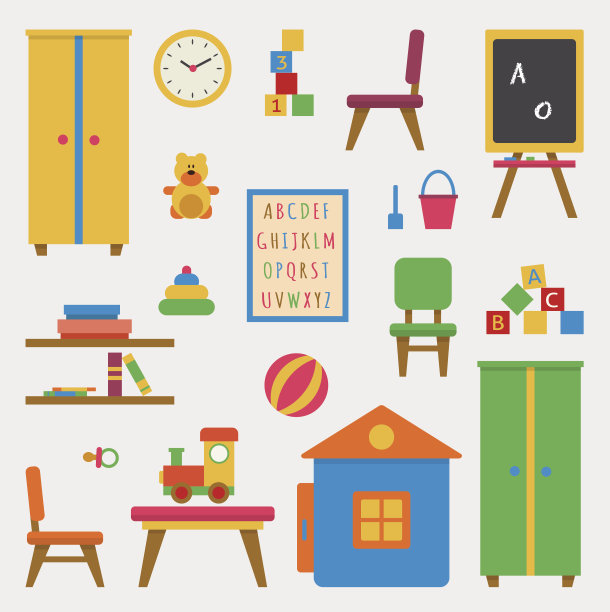 幼儿园幼儿园操场。素材图片