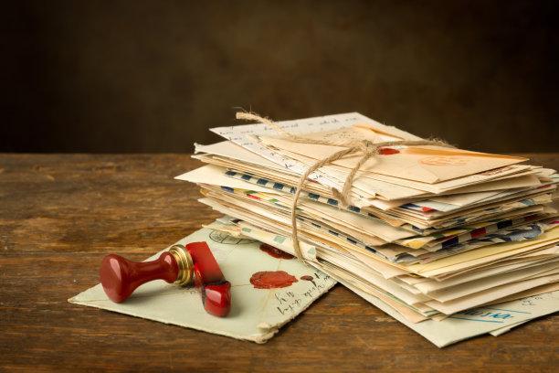 蜡封和旧信件图片下载