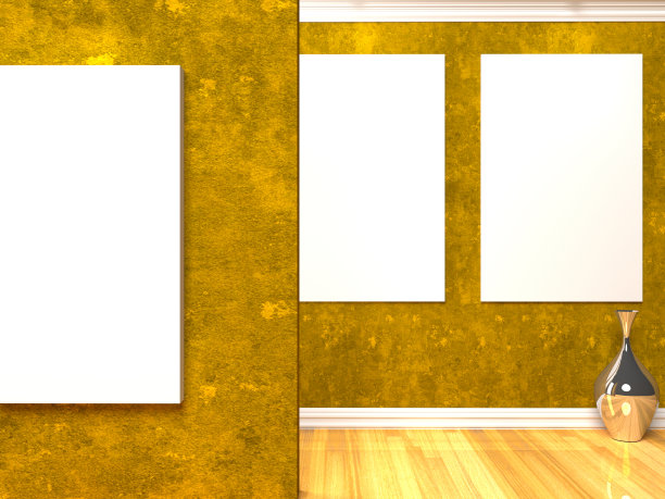 画廊黄色图片下载