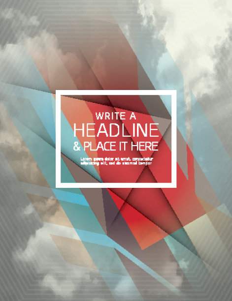 矢量抽象形状背景图片下载