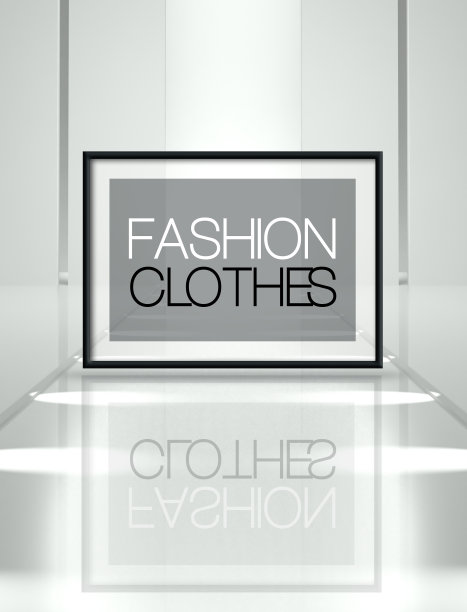 时装在空荡荡的t台上图片下载