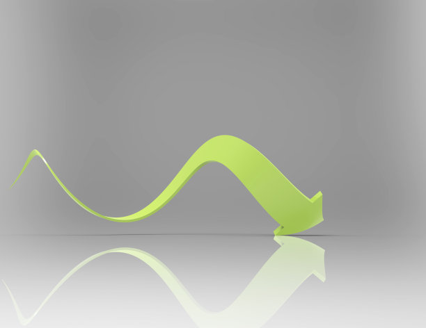 3 d绿色箭头图片下载