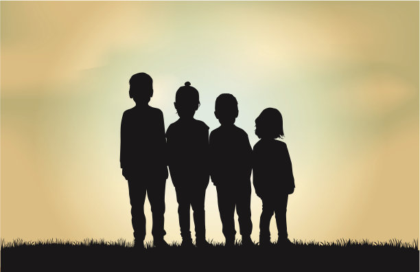 孩子的轮廓图片下载