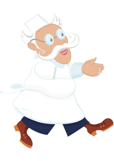 卡通老男医生奔跑图片下载